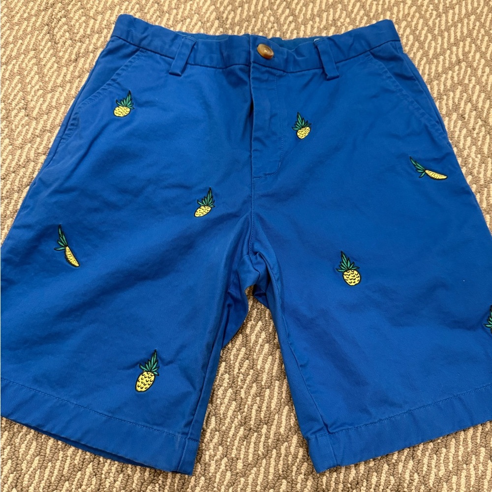 Vineyard Vines Boys Blue Pineapple Shorts